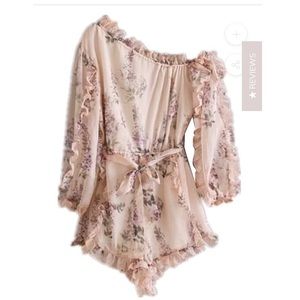 Goodnight Macaroon floral romper